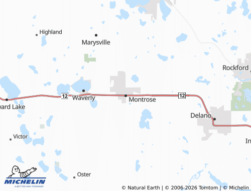 Carte MICHELIN Montrose - ViaMichelin