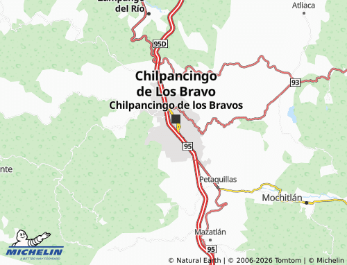 Kaart MICHELIN Villa de Las Flores - ViaMichelin