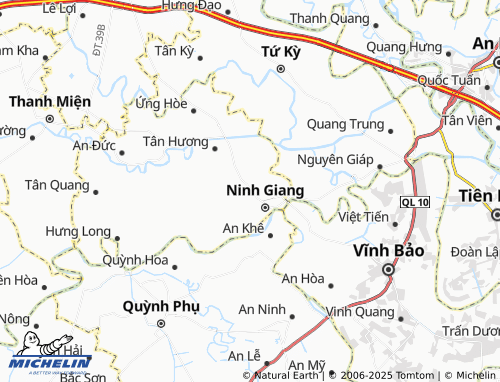 MICHELIN Đồng Tâm map - ViaMichelin