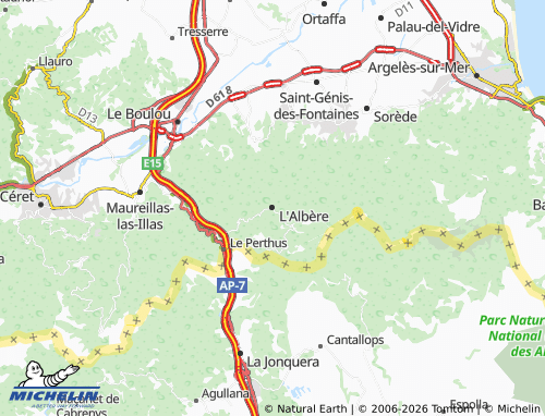 Mapa MICHELIN L'Albère - ViaMichelin