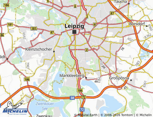 MICHELIN Connewitz map - ViaMichelin