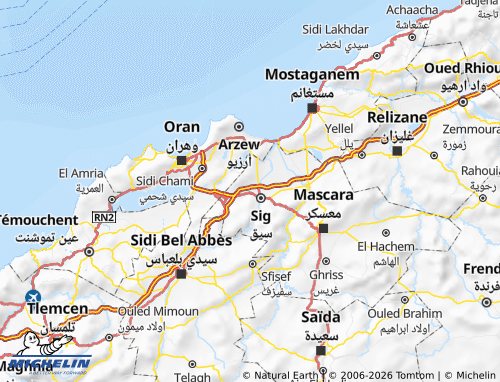 MICHELIN Uqaz map - ViaMichelin