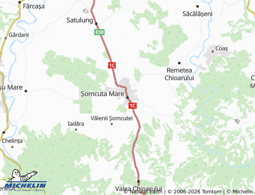 Mappa MICHELIN Șomcuta Mare - ViaMichelin