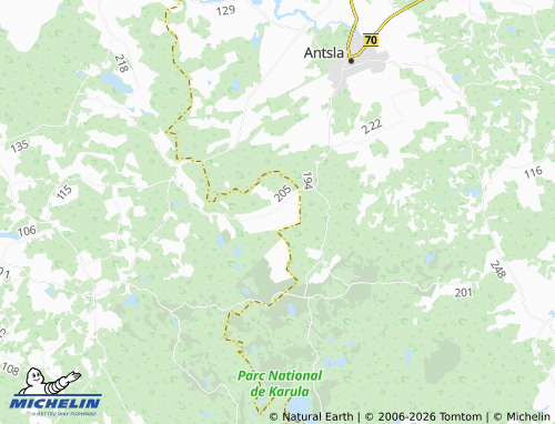 MICHELIN Lusti map - ViaMichelin