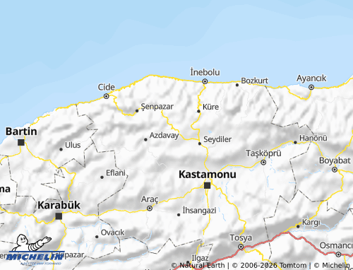 MICHELIN Ağlı map - ViaMichelin