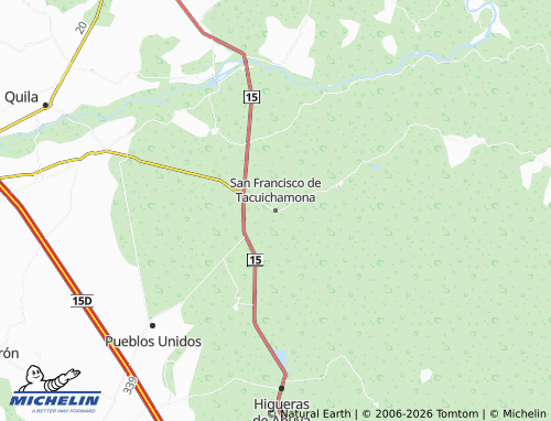 Mappa MICHELIN San Francisco de Tacuichamona - ViaMichelin