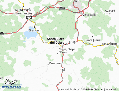 Mapa MICHELIN Copio - ViaMichelin