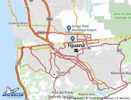Mapa MICHELIN Del Río - ViaMichelin