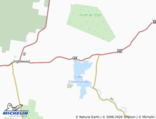 MICHELIN Coolmunda map - ViaMichelin