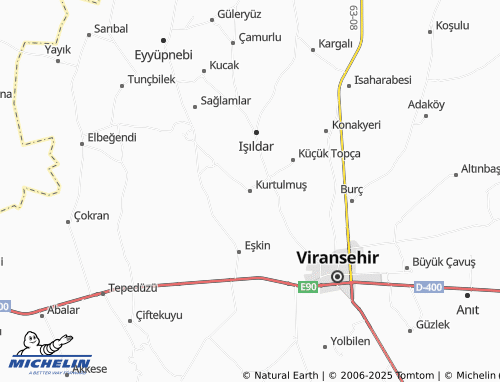 MICHELIN-Landkarte Kurtulmuş - ViaMichelin