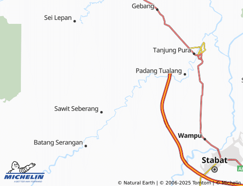 MICHELIN Alur Gadung map - ViaMichelin