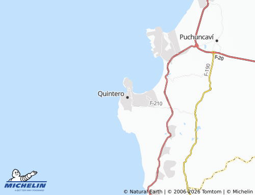 Kaart MICHELIN Quintero - ViaMichelin