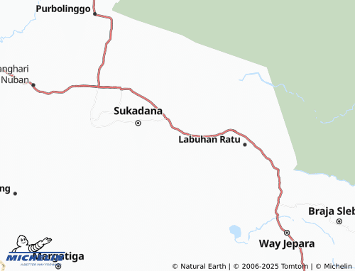 MICHELIN Bumi Nabung Udik map - ViaMichelin