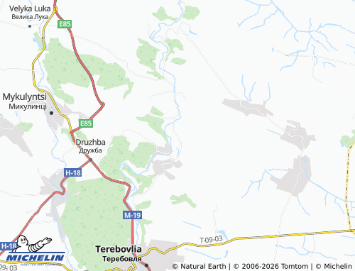 Mappa MICHELIN Sushchyn - ViaMichelin