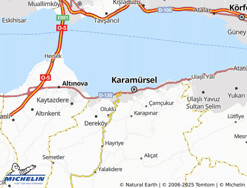 MICHELIN Kayacık map - ViaMichelin