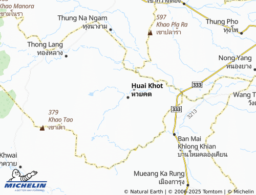 MICHELIN Huai Khot map - ViaMichelin