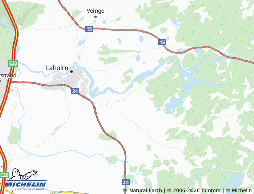 MICHELIN Ysby map - ViaMichelin