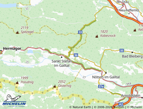 MICHELIN Tratten map - ViaMichelin