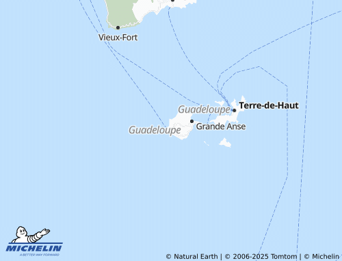 Mapa MICHELIN Terre-de-Bas - ViaMichelin