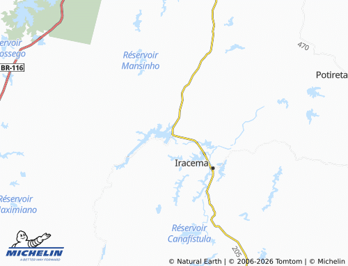 Carte MICHELIN Ema - ViaMichelin