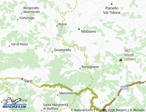 MICHELIN-Landkarte Panigà - ViaMichelin