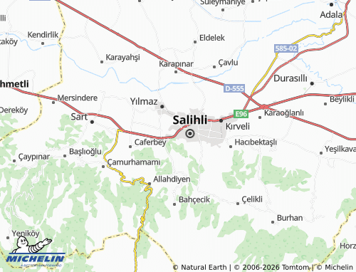 MICHELIN Yeşilyurt map - ViaMichelin