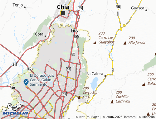 MICHELIN San Antonio Norte map - ViaMichelin