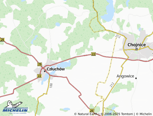 MICHELIN Rychnowy map - ViaMichelin