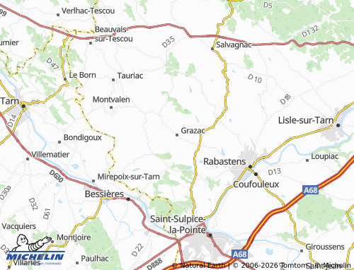 Mapa MICHELIN Grazac - ViaMichelin