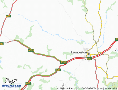 Carte MICHELIN Egloskerry - ViaMichelin