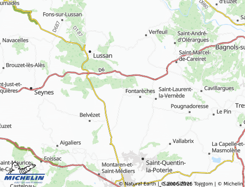 Mappa MICHELIN La Bruguière - ViaMichelin