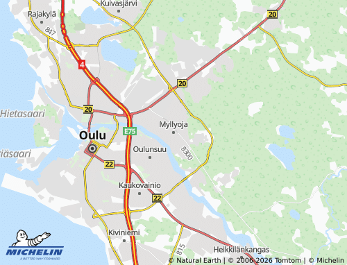 Carte MICHELIN Myllyoja - ViaMichelin