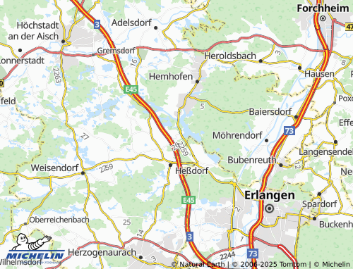 MICHELIN Röhrach map - ViaMichelin