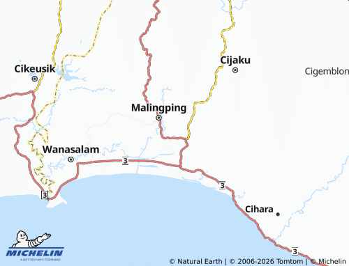 MICHELIN Rahong map - ViaMichelin