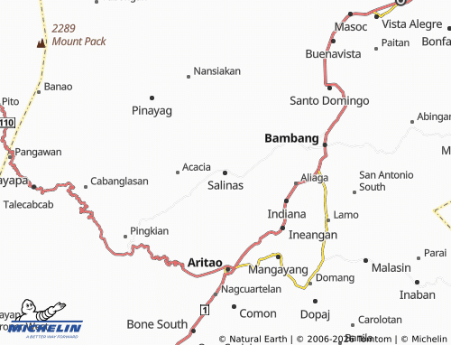 MICHELIN Salinas map - ViaMichelin