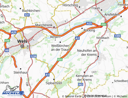 MICHELIN-Landkarte Oberndorf - ViaMichelin