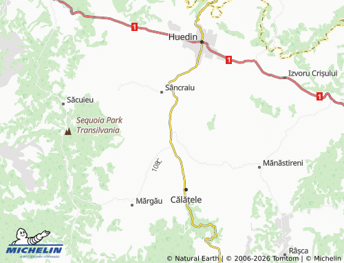 MICHELIN Călata map - ViaMichelin