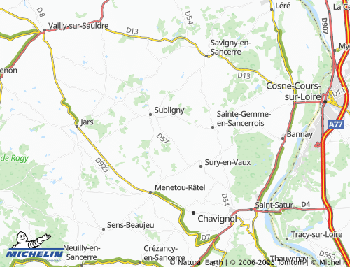 Mappa MICHELIN Le Chézal-Rousseau - ViaMichelin