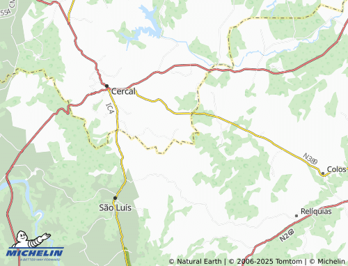 MICHELIN Aldeia do Cano map - ViaMichelin