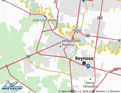 Mapa MICHELIN Módulo 2000 Reynosa - ViaMichelin