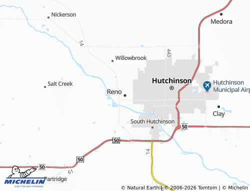 Mappa MICHELIN Reno - ViaMichelin
