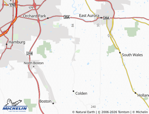 Mapa MICHELIN West Falls - ViaMichelin