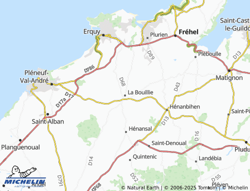 MICHELIN La Bouillie map - ViaMichelin
