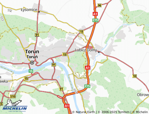 MICHELIN Na Skarpie map - ViaMichelin