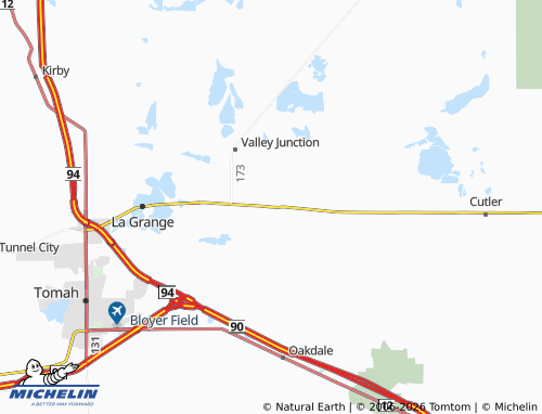 Carte MICHELIN Wyeville - ViaMichelin