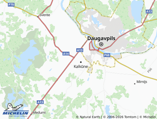 Mapa MICHELIN Randene - ViaMichelin