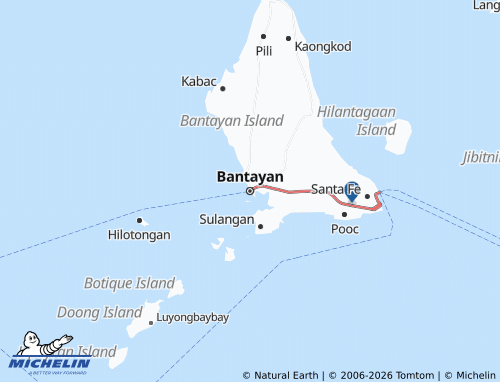 MICHELIN Bantayan map - ViaMichelin