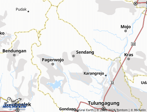 Carte MICHELIN Sendang - ViaMichelin