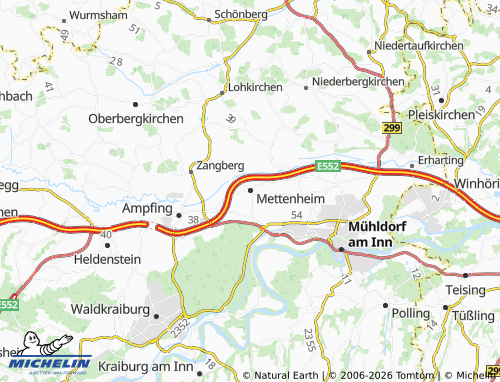 MICHELIN Mettenheim map - ViaMichelin