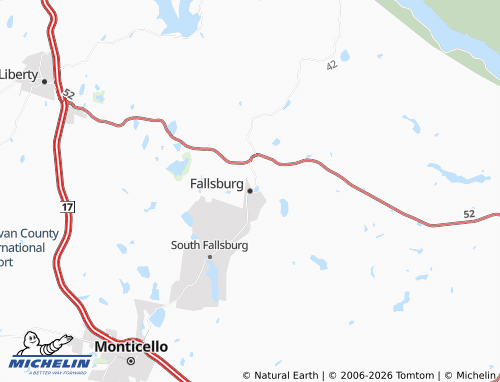 Mapa MICHELIN Fallsburg - ViaMichelin